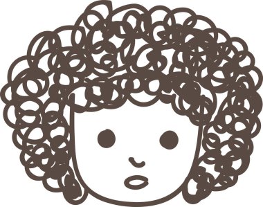 El çizimi insanlar simge sembolü tasarımı