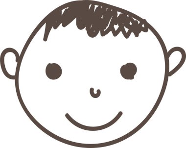 El çizimi insanlar simge sembolü tasarımı