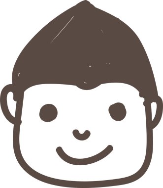 El çizimi insanlar simge sembolü tasarımı