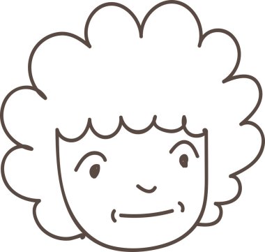 El çizimi insanlar simge sembolü tasarımı