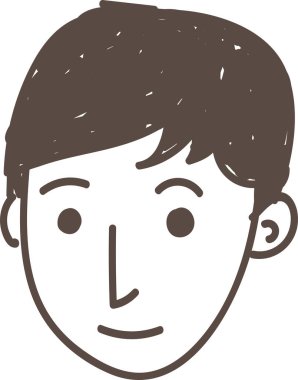 El çizimi insanlar simge sembolü tasarımı