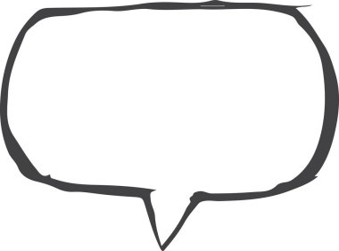 konuşma kabarcığı işaret simgesi tasarımı