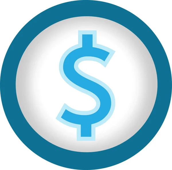 Dollar Money Icon Sign Symbol Design — Stock Vector
