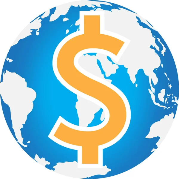 Dólar Dinheiro Ícone Sinal Símbolo Design —  Vetores de Stock
