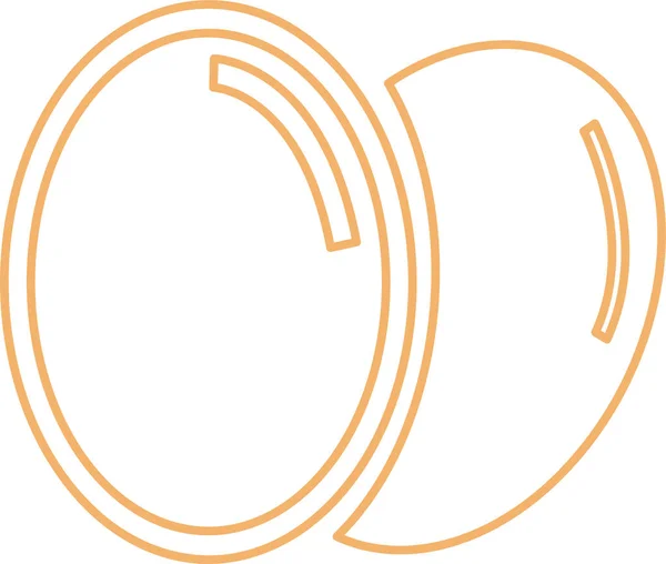 Diseño Símbolo Signo Icono Huevo — Vector de stock