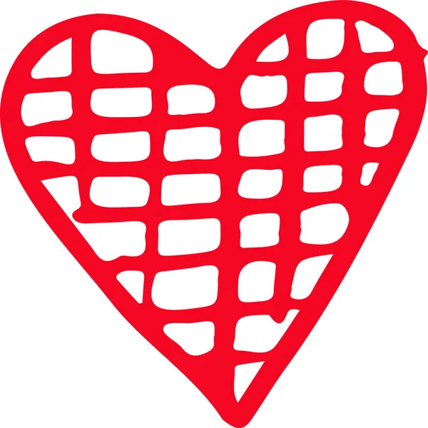 心脏手绘图标标志设计 — 图库矢量图片