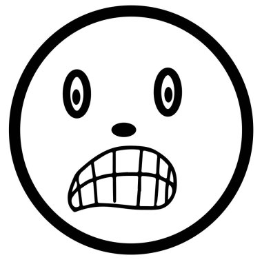 İnsanlar duygu simgesi sembol tasarımı ile karşı karşıya