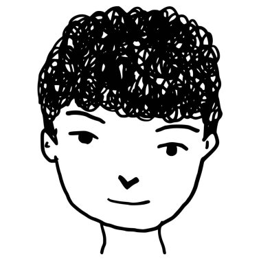 El çizimi insanlar simge sembolü tasarımı