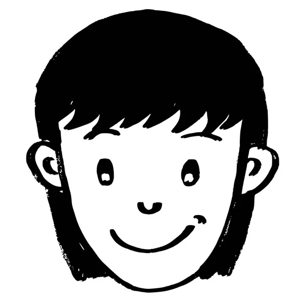 Ručně Kreslené Osoby Kreslit Ikony Znak Symbol Design — Stockový vektor