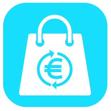 Alışveriş çantası ikonu Satış paketi tabela tasarımı