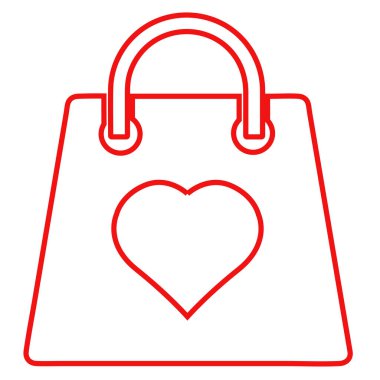 Alışveriş çantası ikonu Satış paketi tabela tasarımı