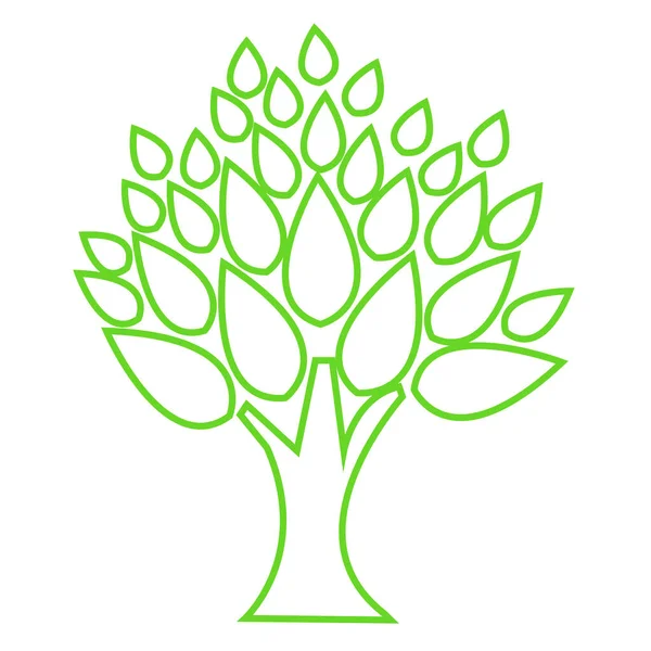花のアイコンの植物記号のデザイン — ストックベクタ