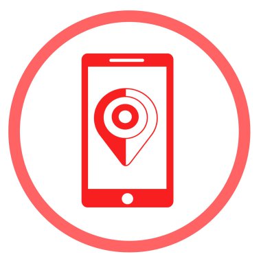 Telefon mobil simgesi işareti tasarımı