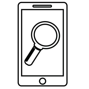 Telefon mobil simgesi işareti tasarımı