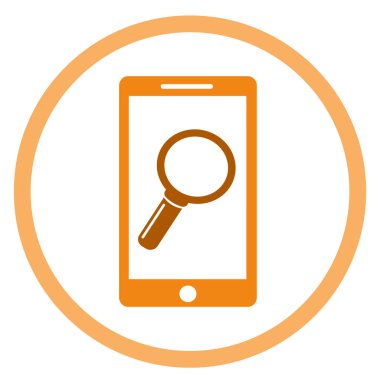 Telefon mobil simgesi işareti tasarımı