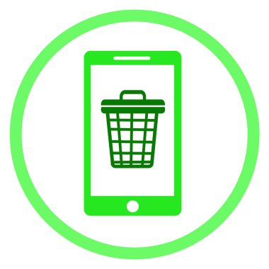 Telefon mobil simgesi işareti tasarımı