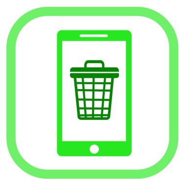 Telefon mobil simgesi işareti tasarımı