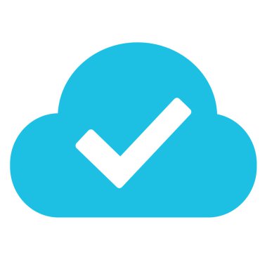 Cloud icon sign for web and app