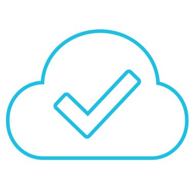 Cloud icon sign for web and app