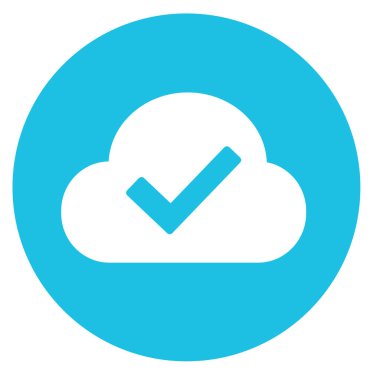 Cloud icon sign for web and app