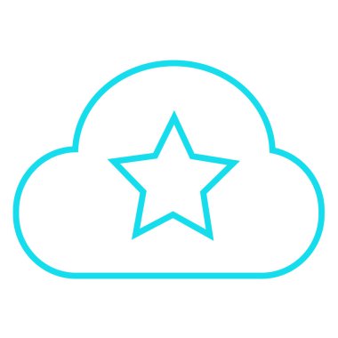 Cloud icon sign for web and app