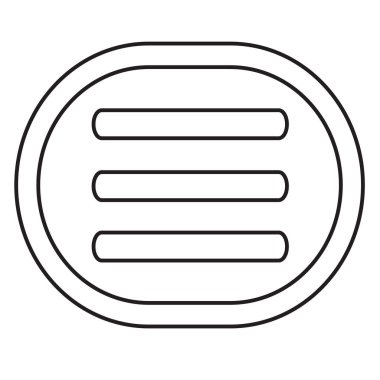 Menü simgesi sembol tasarımı