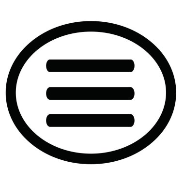 Menü simgesi sembol tasarımı