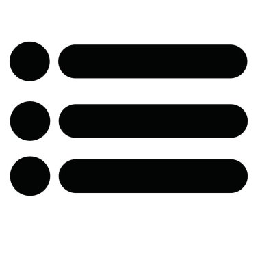 Menü simgesi sembol tasarımı