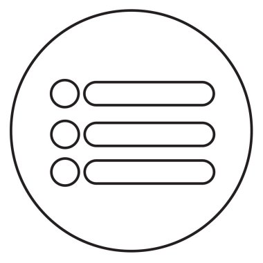 Menü simgesi sembol tasarımı