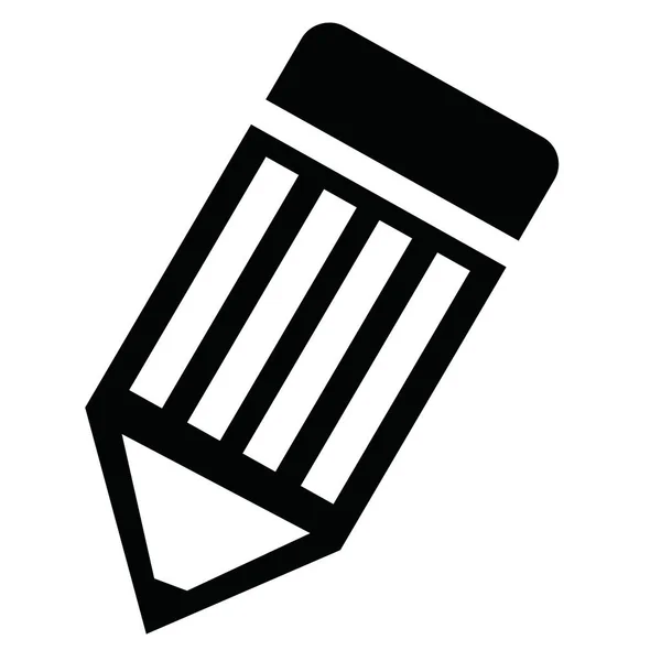 Pencil Icon Sign Symbol Design — Vector de stock