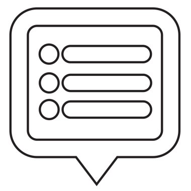 Menü simgesi sembol tasarımı