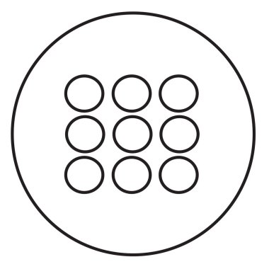 Menü simgesi sembol tasarımı