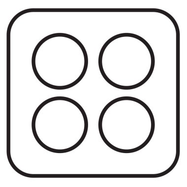 Menü simgesi sembol tasarımı