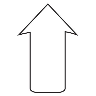 Ok simgesi simgesi tasarımı