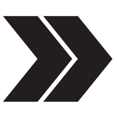 Ok simgesi simgesi tasarımı