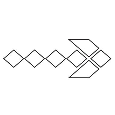 Ok simgesi simgesi tasarımı