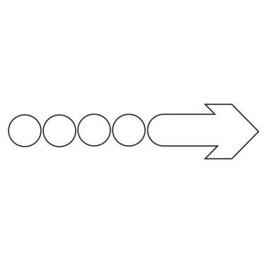 Ok simgesi simgesi tasarımı