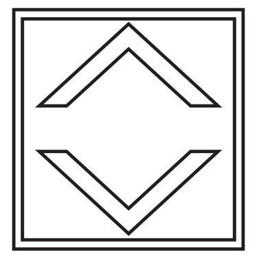 Ok simgesi simgesi tasarımı