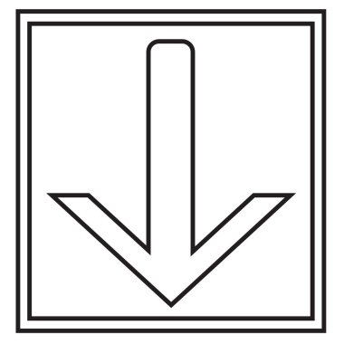 Ok simgesi simgesi tasarımı