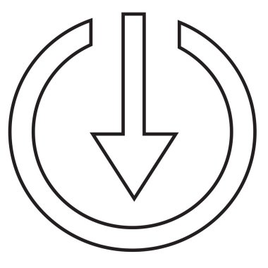 Ok simgesi simgesi tasarımı