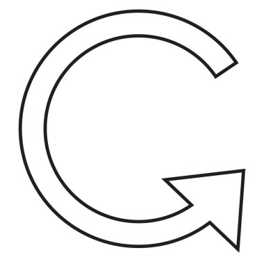 Ok simgesi simgesi tasarımı