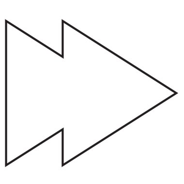 Ok simgesi simgesi tasarımı