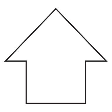 Ok simgesi simgesi tasarımı