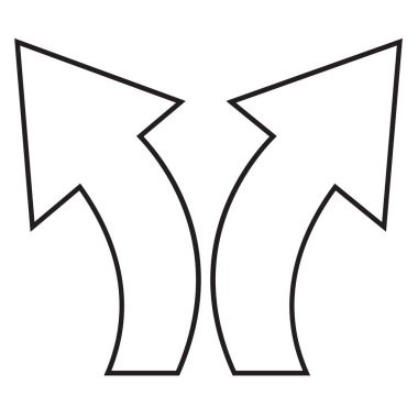 Ok simgesi simgesi tasarımı