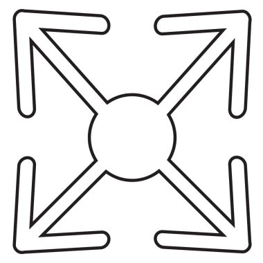 Ok simgesi simgesi tasarımı