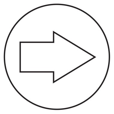 Ok simgesi simgesi tasarımı