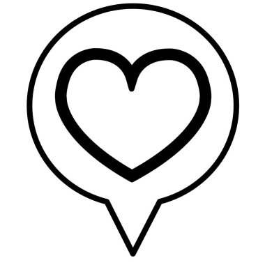 Heart icon sign symbol deign