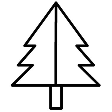 Noel ağacı simgesi simgesi tasarımı