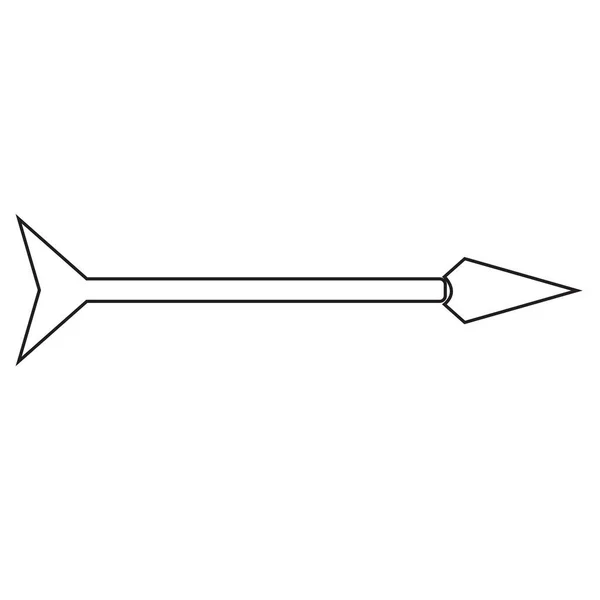 Pfeil Symbol Zeichen Design — Stockvektor