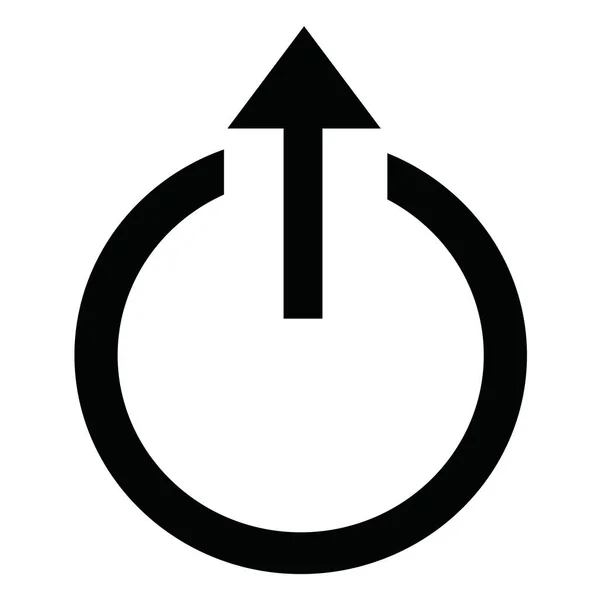 Seta Ícone Sinal Símbolo Design — Vetor de Stock
